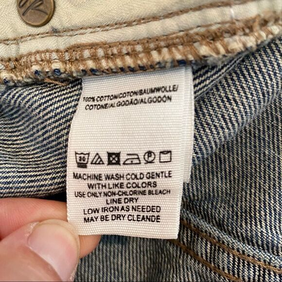 Free People We The Free Zip It Up Denim Mi… - Picture 5 of 6